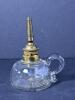 Glass and Brass Oil Lamp with Handle - 3