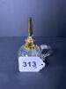 Glass and Brass Oil Lamp with Handle - 6