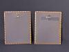 Pair of 4 x 5 Reverse Glass Victorian-Style Silhouette Pictures - 4