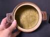 Stoneware Pot With Lid, Floral Motif and Embossed Scotch Oil Bottle - 6
