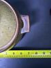 Stoneware Pot With Lid, Floral Motif and Embossed Scotch Oil Bottle - 8