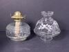Antique Glass Kerosene Oil Lamps, Early American-Style