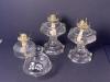 Antique Glass Kerosene Oil Lamps, Early American-Style - 3