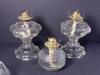 Antique Glass Kerosene Oil Lamps, Early American-Style - 4