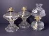 Antique Glass Kerosene Oil Lamps, Early American-Style - 11