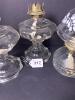 Antique Glass Kerosene Oil Lamps, Early American-Style - 12