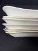 Twelve Crescent Bone Dishes with Scalloped Edges - 5