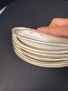 Twelve Crescent Bone Dishes with Scalloped Edges - 6