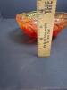 Amberina Pressed Glass Bowl with Footed Base - 6