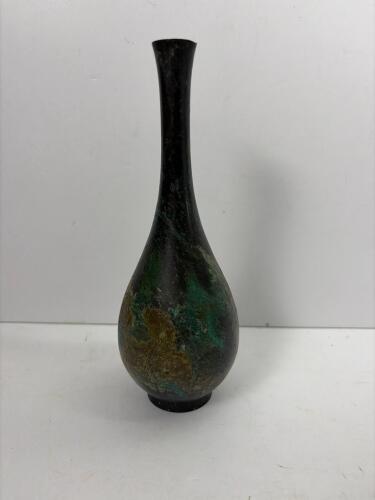 Japanese Bronze Bud Vase