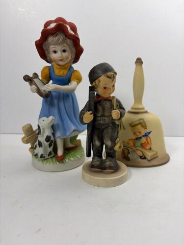 Mixed Porcelain figurines-Three