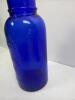 Green Glass and Cobalt Blue Lot - 7