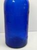 Green Glass and Cobalt Blue Lot - 8