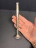 Silverplate Bud Vase and Glass Coaster, Empire-Style - 4