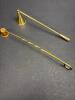 Two Brass Candle Snuffers