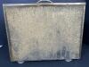 Brass-Style Fireplace Magazine Holder with Embossed Scene - 3