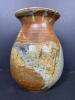 Studio Art Pottery Vase With Earth-Tone Glazes - 2