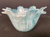 Murano-Style Blue Swirl Glass Bowl by Antonio Tammaro - 4