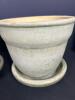 Pair of Pottery Flower Pots with Saucers - 4