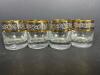 Bohemia Crystalex Gold Floral-Band Shot Glasses - 4