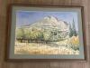 Framed Landscape Wall Art in Impressionist Style 18"x24" & Signed