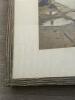 Framed Harbor Scene in Rustic Frame - 22.5x19 - 5