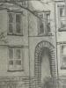 Framed Architectural Pencil Drawing Signed Mark R. Atkinson - 16.5"x22.5" - 2