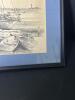 Framed Harbor Scene, Marblehead Harbor, Signed Jas F. Murray - 17"x13" - 6