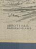 Framed Wall Art of Abbott Hall, Marblehead, MA - 17" x 13" - 2