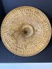 Woven Straw Conical Hat With Chin Strap - 3