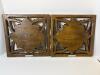 Pair of Hand-Carved Floral Wood Wall Panels, Myanmar-Style - 4