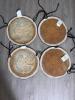 Hand Hooked Wool Round Floral Chair Pads - 3