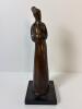 Bronze Modernist Mother and Child Sculpture