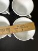 Milk Glass Grape-Relief Footed Cups - 4