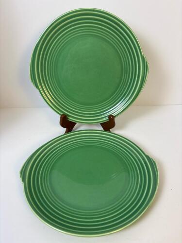 Edwin M. Knowles Yorktown Shape Green Plates