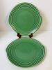 Edwin M. Knowles Yorktown Shape Green Plates