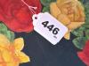 Hand-Painted Metal Serving Tray With Floral Motif - 5