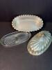 Silver Plated Covered Butter Dish with Glass Insert - 3