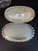 Silver Plated Covered Butter Dish with Glass Insert - 5
