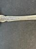 Sterling Silver Amaryllis Fork and Pierced Serving Spoon - 3