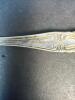 Sterling Silver Amaryllis Fork and Pierced Serving Spoon - 4