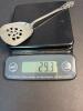 Sterling Silver Amaryllis Fork and Pierced Serving Spoon - 6