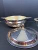 F.B. Rogers Silverplate Covered Serving Dish With Glass Insert - 4