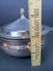 F.B. Rogers Silverplate Covered Serving Dish With Glass Insert - 8