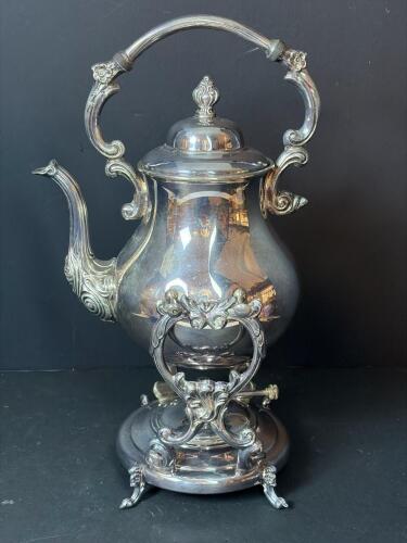 Sheridan Silver Plated Samovar Tea Urn with Stand