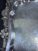 Silver on Copper Coffee Pot with Ornate Tray, Rococo-Style - 4