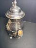 Silver on Copper Coffee Pot with Ornate Tray, Rococo-Style - 11