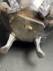 Silver on Copper Coffee Pot with Ornate Tray, Rococo-Style - 14