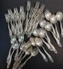 Gorham Sterling Silver Flatware in Ornate Scroll Pattern - 7