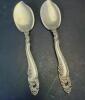 Gorham Sterling Silver Flatware in Ornate Scroll Pattern - 11